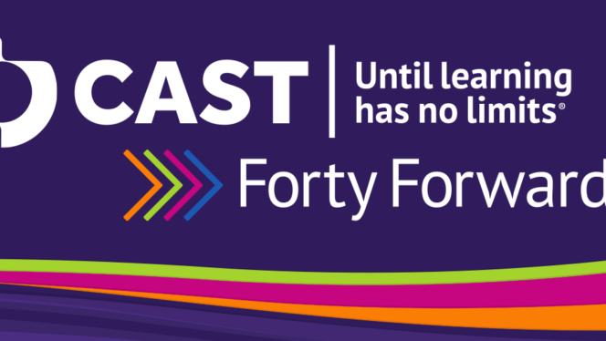 CAST, until learning has no limits. Forty forward., Headshot of CAST CEO Lindsay Jones