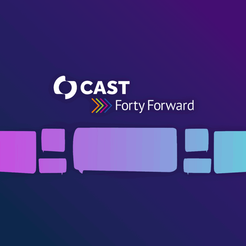 Logo: CAST Forty Forward